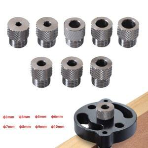 1PC 3MM 10MM 드릴 JIG DOWELING 드릴링 로케이터 HOLE 슬리브 가이