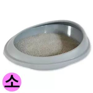 [RIZPICK]라이트그레이 소 푸르미 고양이 화장실