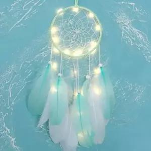 불빛 반짝 LED 드림캐쳐 예쁜 미우 인테리 벽장식