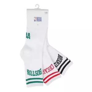 엔비에이 BKN 아치형 팀 레터링 3PACK CREW SOCKS N255AO226P)