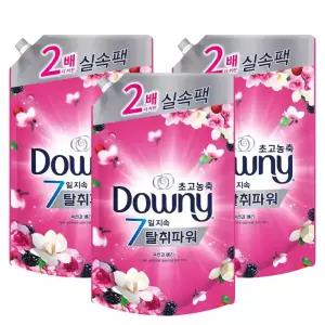 다우니 초고농축 섬유유연제 목련과 베리 리필 1.6L 3개
