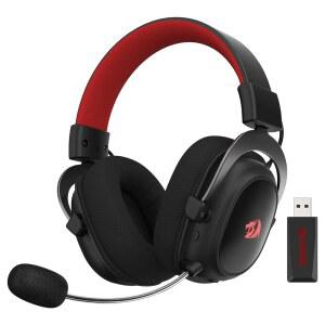 레드라곤 H510 PRO 3-모드 RGB 게이밍 헤드셋 - 7.1 서라운드 사운드 메모리폼 이어패드 포함 53MM 오디오 드라이버 내구성 있는 패브릭 커버 멀티 플랫폼 헤드폰 PC / PS4 NS용 USB 전원 공급