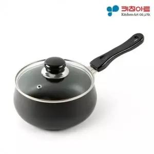 키친아트 쥬노 블랙 경질냄비 편수 20cm 국냄비 찌개