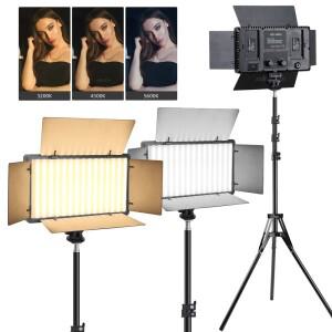 U600 LED 비디오 라이트 키트, 셀카 스트리밍 조명, 카메라 사진 작가 램프, 틱톡 유튜브 속눈썹