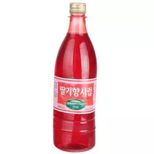 딸기맛시럽1kg/삼화한양-6개