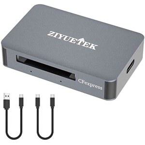 CFEXPRESS 카드 리더기 USB 3.1 알루미늄 썬더볼트 OS 리눅스와 B 타입 3 포트 케이스 A C 안드로이드 윈도우 호환 지원 맥 연결