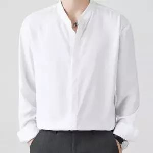 모든 데일리 스타일 남자 차이나카라 긴팔 셔츠