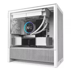 NZXT 화이트 미들타워케이스 PC케이스 쿨링 공기순환 H3 FLOW MNS