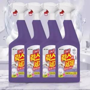 홈스타 락스와세제 스프레이 후로랄 900ml x 4개