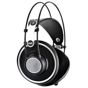 AKG 프로 오디오 K702 오버이어, 오픈 와이어, 플랫 블랙 스튜디오 레퍼런스 헤드폰, 백,