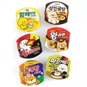 먹지마 컵라면 지우개 (12개)