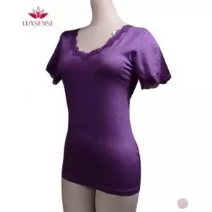 여성 3부 여성상의내복 여성내복상의 (럭센스)목라인 내복 혜명잡화몰 내의 레이스 착