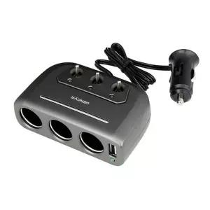 삼진 제노바 USB 스위치 이우 3구 소켓 / 시거잭