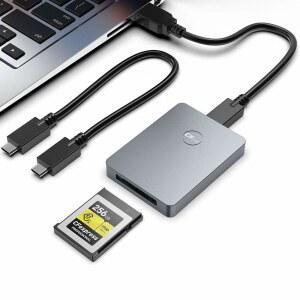 CFEXPRESS 타입 B 카드 리더기, 업데이트된 GEN2 전송 C 호환 /USB A USB 속도, /리눅스 TO 윈도우 /맥 /안드로이드와 USB3.1 메모리 10GPBS