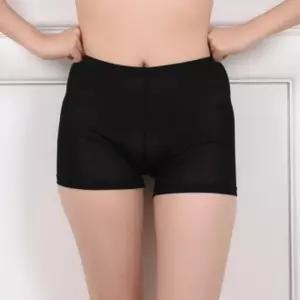 여성 매쉬패턴 원단 착용감 2부 인견 속바지0018pt 부드러운