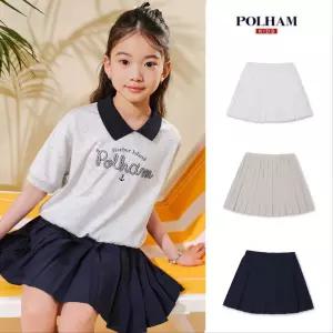 폴햄키즈 여아화섬 플리츠 스커트_CC 512541