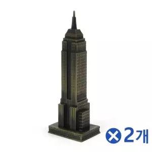 TBZ 디테일한 미니어처 모형-엠파이어 스테이트 빌딩x2개 결혼선물 인테리어장식
