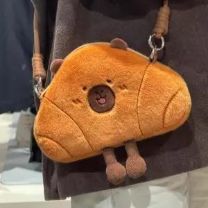 ( )카피바라 가방 백팩 클러치 파우치백 양손편한 동물인형 선물