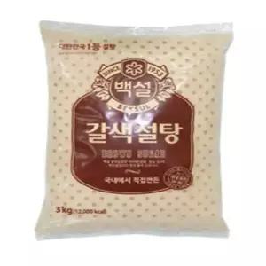 갈색설탕3kg/백설-6개
