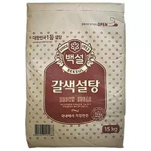 갈색설탕15kg/백설