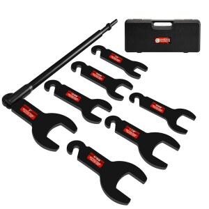 베툴 8PCS 공압 팬 클러치 렌치 - 43300 제거 도구 키트 자동 수리 스패너 포드 GM 크라이슬러 및 지프와 호환되는 설치