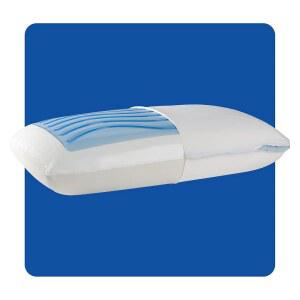 SEALY DREAMLIFE SEALYCHILL 쿨링 젤이 있는 커버, 폼 세탁기 사이즈 메모리 탈착식 제조 미국 베개, 가능한 표준 세탁