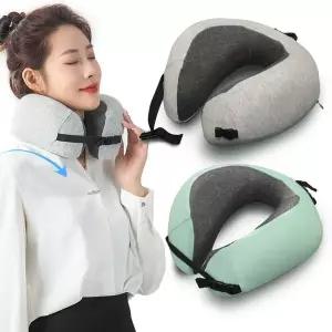 분리세탁 메모리폼 휴대용 목베개 1개(색상 택1)