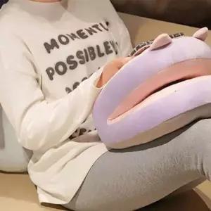 부드러운 다용도 낮잠 쿠션 귀여운 학생 낮잠 베개 팔베개 휴대용