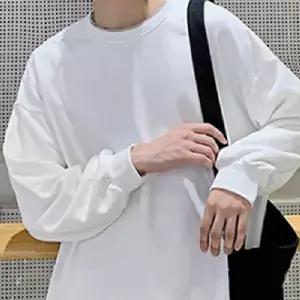 베이직 긴팔티 사계절 내내 활용 가능한 베이직 아이템으로 손이 자주 가는 무지 라운드넥 긴팔 티셔츠