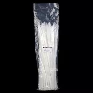 미란다 튼튼 케이블타이 450mm 백(1봉-100pcs) co-00204 (4B223)정리 묶기 선정리 전선 고정 다용도