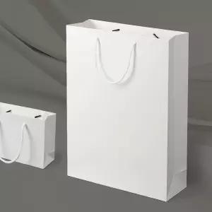 PrimeBulk 만능 5p(32x44cm) (화이트) 쇼핑백선물 단체 답례품봉투 종이가방 종이 포장 용가방 화이트