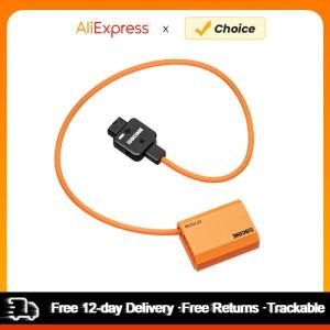 ZGCINE DT-LPE6 D-탭 LP-E6NH 더미 배터리 편조 와이어 DC 커플러 캐논 R/R5/R6/R7/5D Mark II III IV 카메