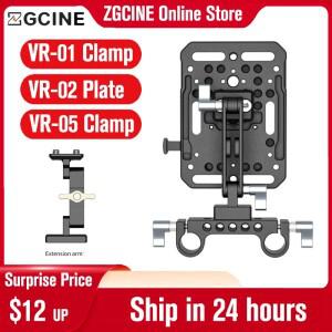 ZGCINE VR-01 VR-02 VR-05 V 마운트 배터리 플레이트(로드 클램프 ) 자동 잠금 보호 기능이 있는 표준 V 잠