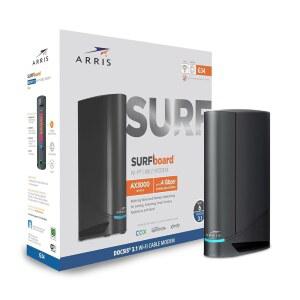 ARRIS (G34) - 케이블 모뎀 라우터 콤보 빠른 DOCSIS 3.1 기가비트 WiFi 6 (AX3000) Comcast Xfinity Cox Spectrum 등에 승인 최대 인터넷 속도 1Gbps