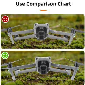 DJI AIR 3/Air 3S 드론 바디 지지대용 랜딩 기어 매트 마모 방지 보호용 발 커버 가드 브래킷