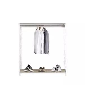 [셀러허브 1]스피드랙 DIY 조립식 시스템행거 드레스룸 옷걸이행거 2단 행거봉1 1200 x 500 x 1500 (16166