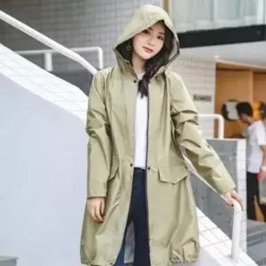 여성 윈드코트 캐주얼 바람막이 레인코트 우비 골프 패션