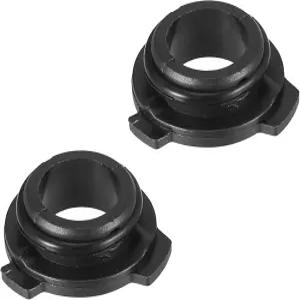 X AutoHOX 2pcs 9006 HB4 LED 헤드라이트 어댑터 베이스 전구 소켓 리테이너 홀더 범용 차량용 블랙