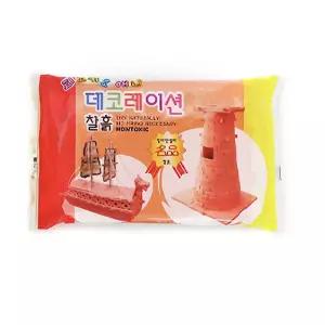 데코레이션 찰흙 10개입미술도구 준비물 점토 만들기 놀이
