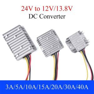 24V ~ 12V/13.8V DC 전력 변환기 3A 10A 벅 레귤레이터 자동차 용 스텝 다운 공급 모듈