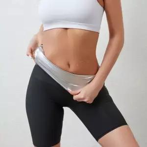 셀럽하우스 복부 부분 땀복 코팅 하이웨스트 타입 레깅스