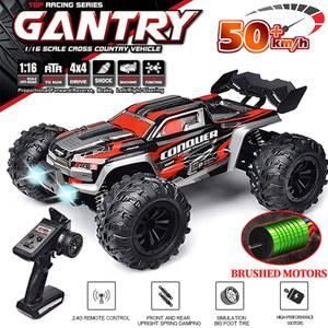 RC카 SCY 16102 1 16 50 KMECHATRONICSH 위한 LED 고속 4WD 트럭 드리프트 RC 차량용 WLTOYS 원격 VS 144001 어린이를 제어 조명