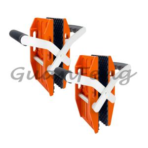 2PCS 양손 운반 스톤 클램프 화강암 슬래브 리프터석재 유리 타일용 고무 라이닝 포함