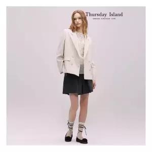 써스데이아일랜드 Thursday Island 뒤트임 더블버튼 자켓T244MJK235W 512956