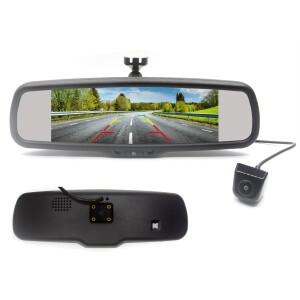 ANSHILONG AHD 자동차 인테리어 미러 7.5 TFT LCD 모니터 2Ch 비디오 입력 피쉬 아이 포함 광시야각 후면보