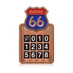 루트66 메탈주차알림판 차량용연락처용연락처 자동차핸드폰번호 전화 번호판 전화판 깔끔한