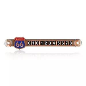 루트66 메탈슬림주차알림판 차량용연락처용연락처 자동차핸드폰번호 전화 번호판 전화판 깔끔한