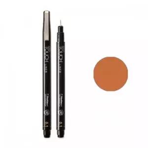 신한 칼라 터치라이너 0.1mm 갈색 드로잉펜 잘써지는펜 스케치펜