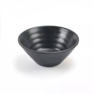 블랙 멜라민 믹싱볼 샐러드 식당 흑색무지 업소용 1호 국그릇