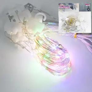 해피파티 크리스마스 LED 커튼 조명 전구 혼합 장식 벽LED